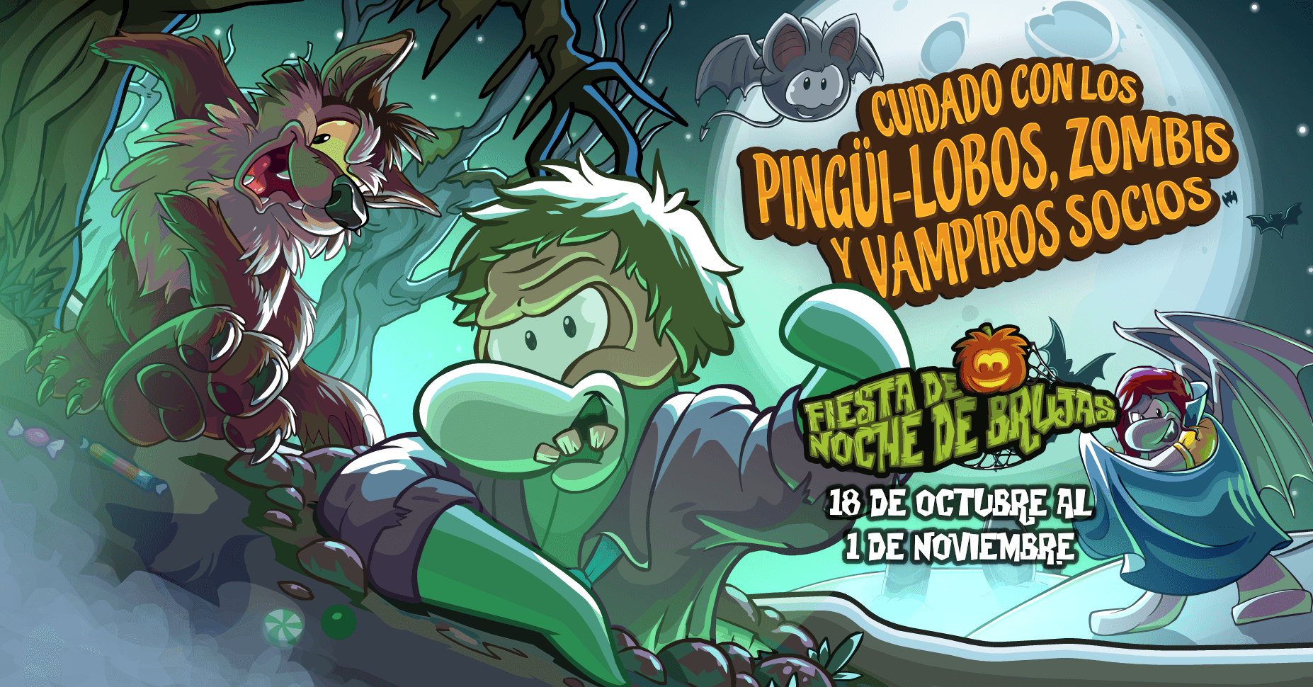 Noche de brujas desde el 18 de octubre al 1 de noviembre